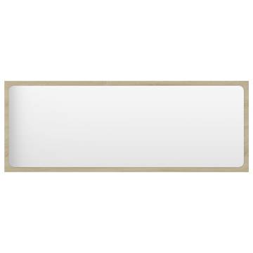 Sonoma Oak Bathroom Mirror 100x1.5x37 cm | Hipomarket