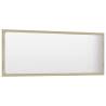 Sonoma Oak Bathroom Mirror 100x1.5x37 cm | Hipomarket