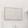 Concrete Grey Bathroom Mirror - 60x1.5x37 cm | Hipomarket