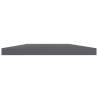 Bookshelf Boards 8 pcs High Gloss Grey - Stylish Storage Solution