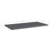 Bookshelf Boards 8 pcs High Gloss Grey - Stylish Storage Solution