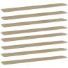 Bookshelf Boards 8 pcs Sonoma Oak - Space-Saving Storage