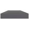 High Gloss Grey Bookshelf Boards - Set of 4 | Hipo Market