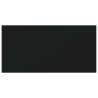 4 Pcs Black Bookshelf Boards - 80x40x1.5 cm | HipoMarket UK