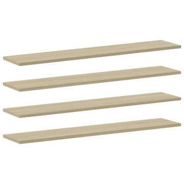 Bookshelf Boards 8 pcs Sonoma Oak - Quality Engineered Wood