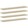 Bookshelf Boards 8 pcs Sonoma Oak - Quality Engineered Wood