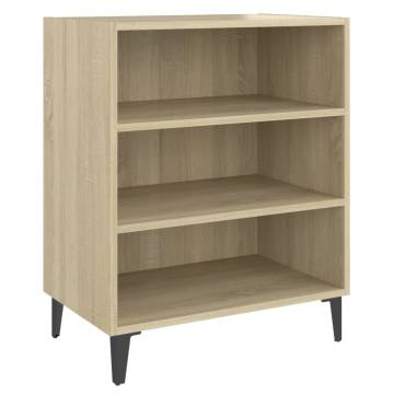 Sideboard Sonoma Oak - Stylish 3 Shelf Storage Solution