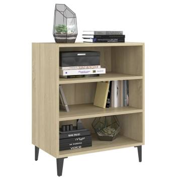 Sideboard Sonoma Oak - Stylish 3 Shelf Storage Solution