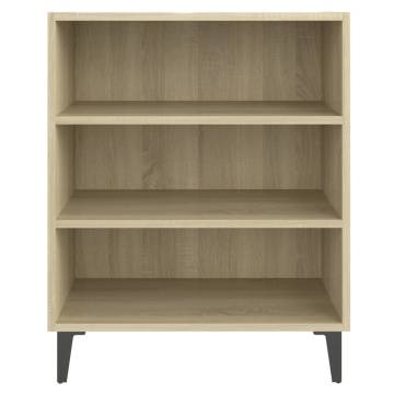 Sideboard Sonoma Oak - Stylish 3 Shelf Storage Solution