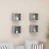 Wall Cube Shelves 4 pcs Concrete Grey 22x15x22 cm Colour concrete grey Size 22 x 15 x 22 cm Quantity in Package 4 Number of Pieces 1 