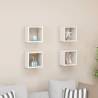 Wall Cube Shelves 4 pcs High Gloss White 22x15x22 cm Colour high gloss white Size 22 x 15 x 22 cm Quantity in Package 4 Number of Pieces 1 