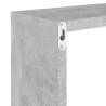 Wall Cube Shelves - 2 pcs Concrete Grey | Hipomarket