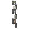 Stylish Grey Wall Corner Shelf - 20x20x127.5 cm