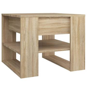 Sonoma Oak Coffee Table 55.5x55 cm - Stylish & Practical