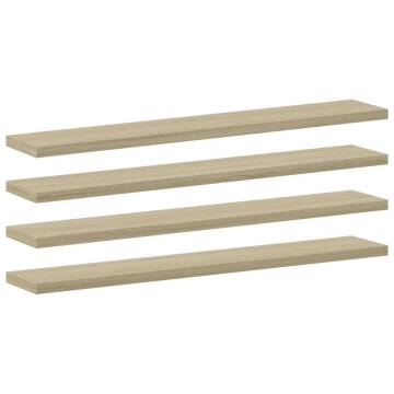 Bookshelf Boards 8 pcs Sonoma Oak - Quality Engineered Wood