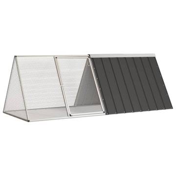 Rabbit Cage Anthracite 201.5x80.5 cm - Durable & Secure