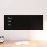 Wall-mounted Magnetic Board Black 80x30 cm Tempered Glass Colour black Size 80 x 30 cm Model without accessories 