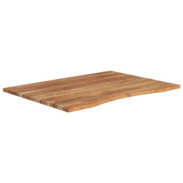 Solid Wood Acacia Desk Top 100x80 cm - Durable & Versatile