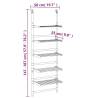 5-Tier Hanging Laundry Drying Rack Aluminium | Space-Saving Design