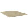 Bookshelf Boards - 4 pcs Sonoma Oak | Engineered Wood Storage