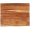 Solid Wood Acacia Live Edge Desk Top - 90x80x2.5 cm