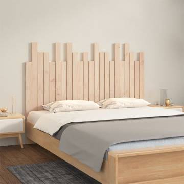 Elegant Wall Headboard - Solid Pine Wood (140x3x80 cm)