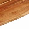 Solid Wood Acacia Live Edge Desk Top - 90x80x2.5 cm