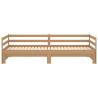 Pull-out Day Bed Honey Brown Solid Pinewood - Stylish & Functional