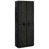 Shoe Cabinet Black 60x30x166 cm - 10-Tier Storage Solution