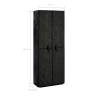 Shoe Cabinet Black 60x30x166 cm - 10-Tier Storage Solution