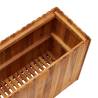 Garden Raised Bed 100x30x50 cm - Solid Acacia Wood Planter