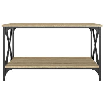 Elegant Coffee Table Sonoma Oak - 80x50 cm - HipoMarket UK