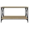 Elegant Coffee Table Sonoma Oak - 80x50 cm - HipoMarket UK