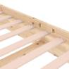 Solid Wood Pine Bed Frame 100x200 cm - Rustic Charm