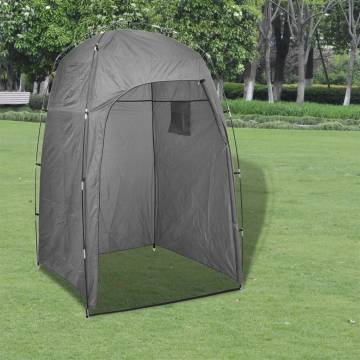 Shower WC Changing Tent Grey - Convenient Outdoor Privacy