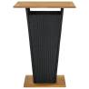 Black Poly Rattan Bar Table 80x80x110 cm - Stylish & Sturdy