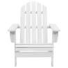 Garden Chair Wood White - Timeless Outdoor Armchair