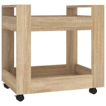 Desk Trolley Sonoma Oak - Stylish Storage Solution