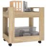 Desk Trolley Sonoma Oak - Stylish Storage Solution