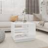 Coffee Table High Gloss White 55x55x43 cm Engineered Wood Colour high gloss white Size 55 x 55 x 43 cm Quantity in Package 1 