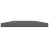 High Gloss Grey Bookshelf Boards - 4 pcs | Hipomarket