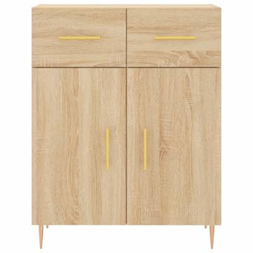 Stylish Highboard Sonoma Oak - 69.5x34x180 cm | Hipomarket