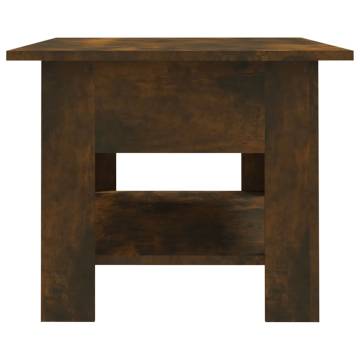 Modern Smoked Oak Coffee Table - Stylish & Durable Design