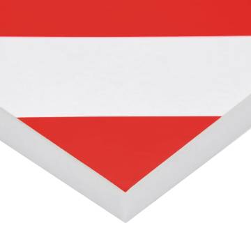 Wall Protectors 6 pcs Red&White - Durable EVA Foam