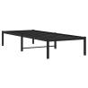 Black Metal Bed Frame 75x190 cm - Small Single | HipoMarket