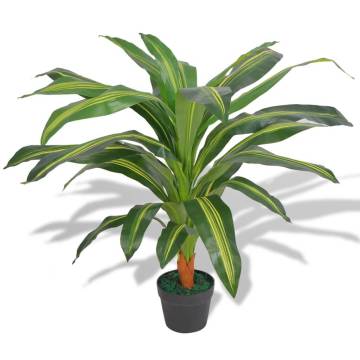 Artificial Dracaena Plant with Pot 90 cm - Lifelike Greenery