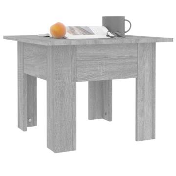 Stylish Grey Sonoma Coffee Table - 55x55 cm | HipoMarket