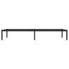 Elegant Black Metal Bed Frame 90x190 cm - Hipo Market