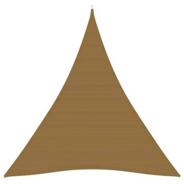 Sunshade Sail 5x7x7 m Taupe - 160 gm² HDPE Outdoor Protection