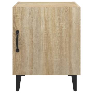 Stylish Bedside Cabinet in Sonoma Oak - Engineered Wood